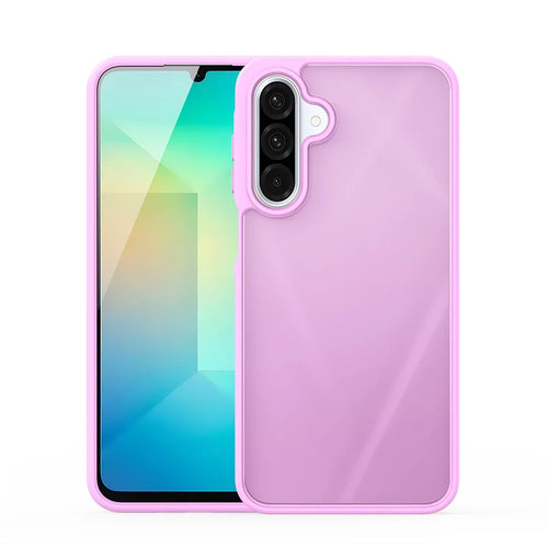 DUX DUCIS For Samsung Galaxy A26 5G Case  Yind Series Matte Anti-fingerprint TPU+PC Phone Back Cover - Rose Pink - 1