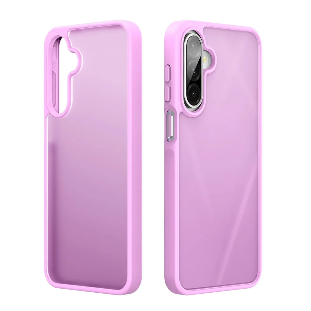 DUX DUCIS For Samsung Galaxy A26 5G Case  Yind Series Matte Anti-fingerprint TPU+PC Phone Back Cover - Rose Pink - 2