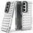 For Samsung Galaxy S25 Case Stripe Design Anti-Slip Detachable TPU+PC Phone Cover - Transparent - 5