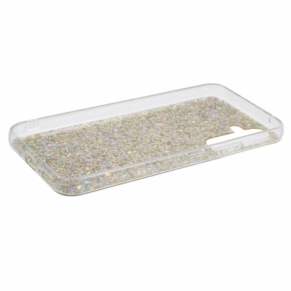 For Samsung Galaxy A36 5G Case Shockproof Soft TPU Phone Cover Glittery Design - Gold - 4