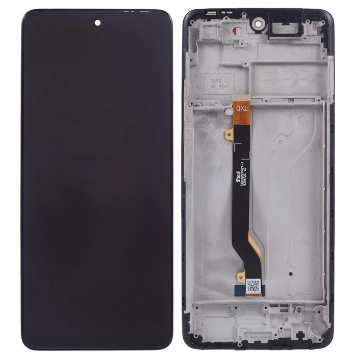 For Infinix Note 10 X693 / Note 11i X693 Grade C LCD Screen and Digitizer Assembly + Frame Part (Without Logo) - 1