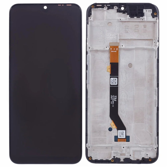 For TECNO Spark 8P KG7H, KG7 Grade C LCD Screen and Digitizer Assembly + Frame Part (Without Logo) - 1