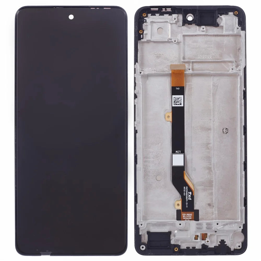 For Infinix Hot 40 X6836 Grade C LCD Screen and Digitizer Assembly + Frame Part (Without Logo) - 1