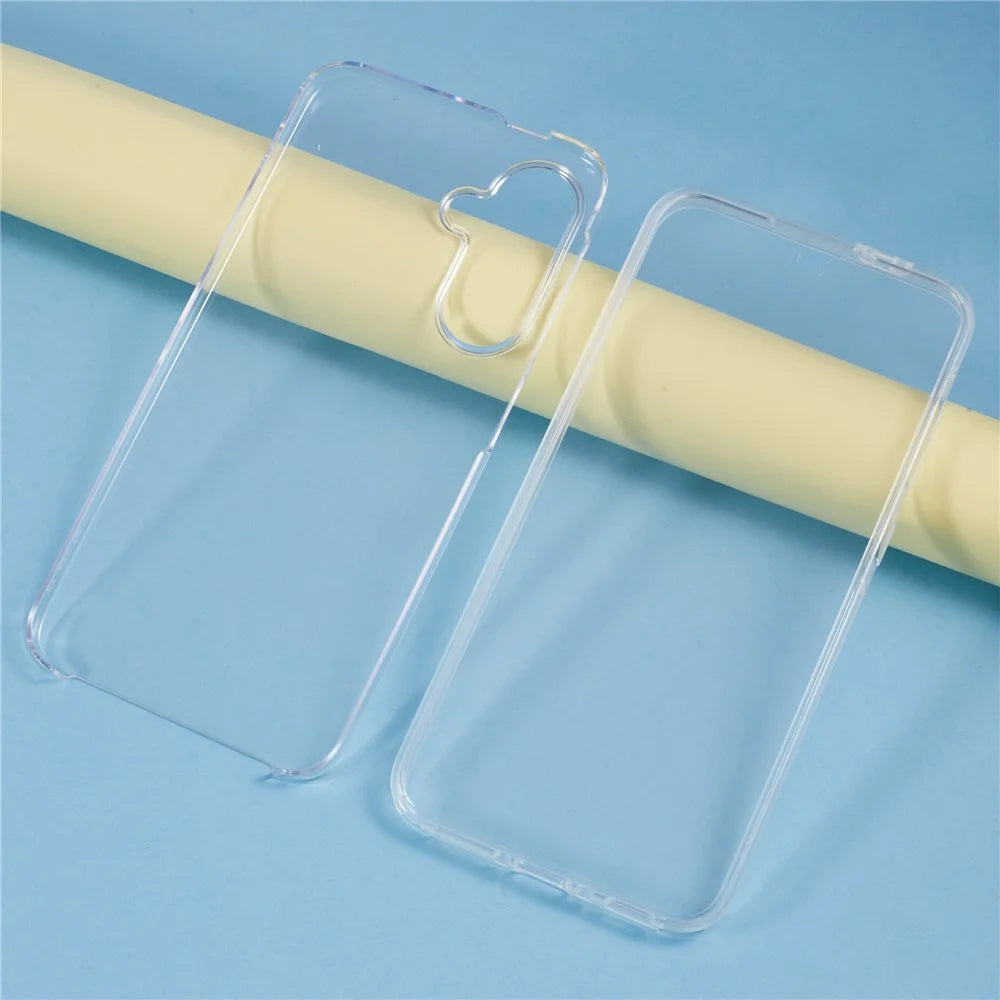 For Samsung Galaxy A36 5G / A56 5G Case TPU Frame Clear Acrylic Back Phone Cover with PET Film - 3