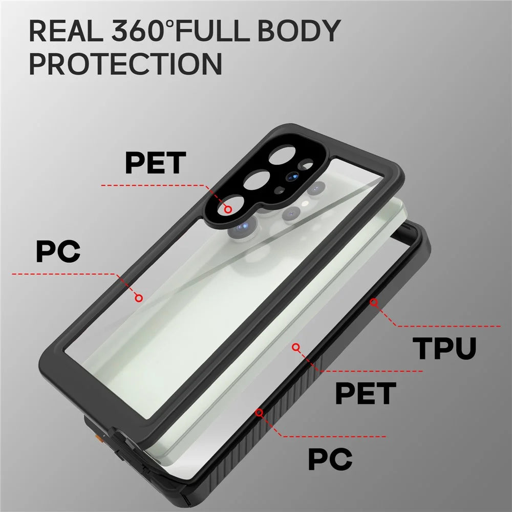 REDPEPPER FS / FM Series For Samsung Galaxy S25 Ultra Waterproof Case IP68 Shockproof Phone Cover - 7