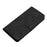 For Samsung Galaxy A36 5G Case Flower Design Leather Wallet Phone Cover with Wrist Strap - Black - 5
