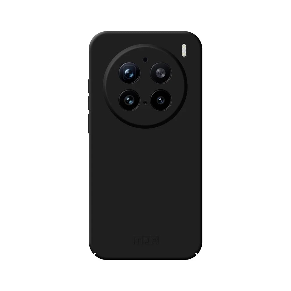 MOFI For vivo X200 Pro 5G  JK Qin Series Skin-Touch Matte Phone Case Acrylic+TPU Shockproof Cover - Black - 1