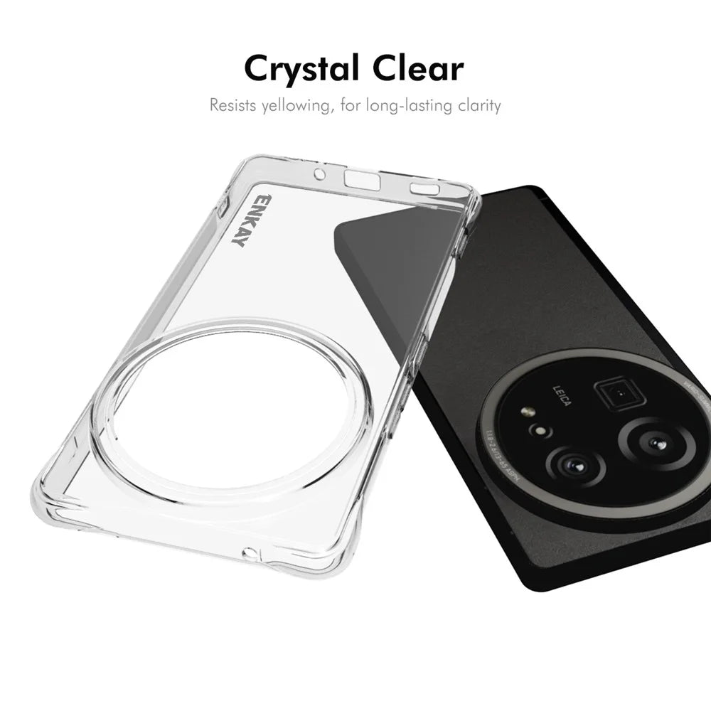 ENKAY HAT PRINCE For Sharp Aquos R9 Pro Clear Phone Case   Shockproof Anti-Slip TPU Cover - Transparent - 5
