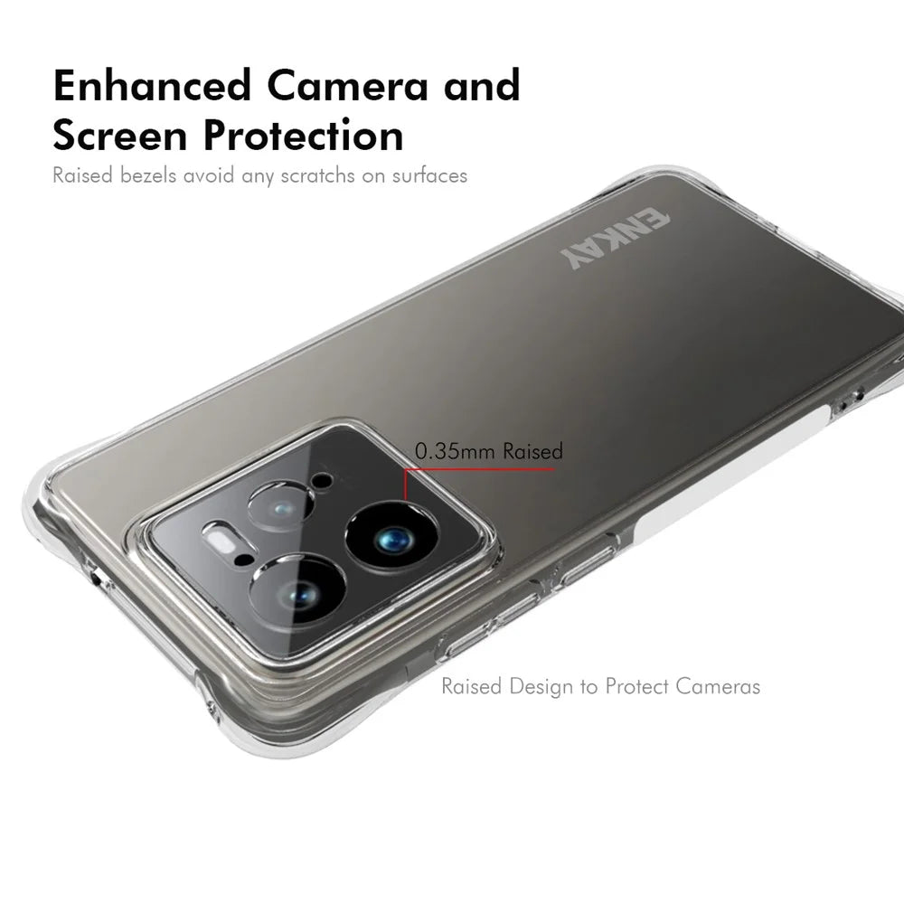 ENKAY HAT PRINCE For Realme GT 7 Pro 5G Clear Phone Case   Shockproof Anti-Slip TPU Cover - Transparent - 3