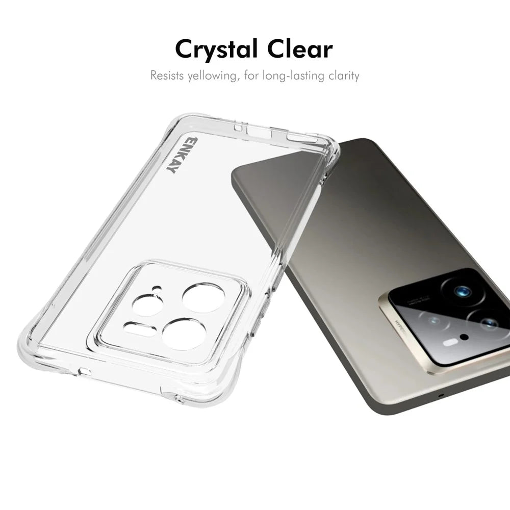 ENKAY HAT PRINCE For Realme GT 7 Pro 5G Clear Phone Case   Shockproof Anti-Slip TPU Cover - Transparent - 5