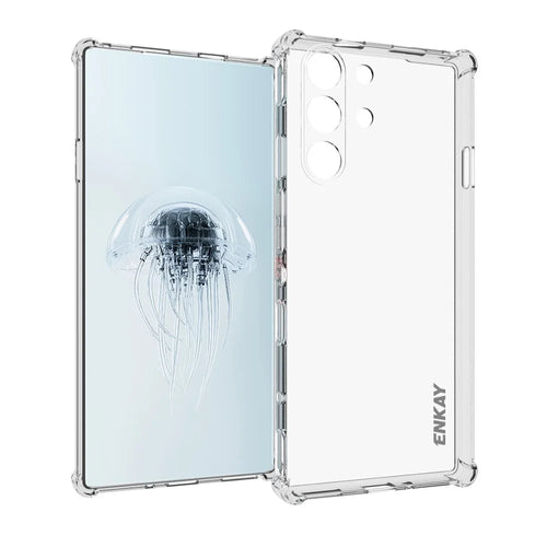 ENKAY HAT PRINCE For ZTE nubia Red Magic 10 Pro 5G Clear Phone Case   Shockproof Anti-Slip TPU Cover - Transparent - 1