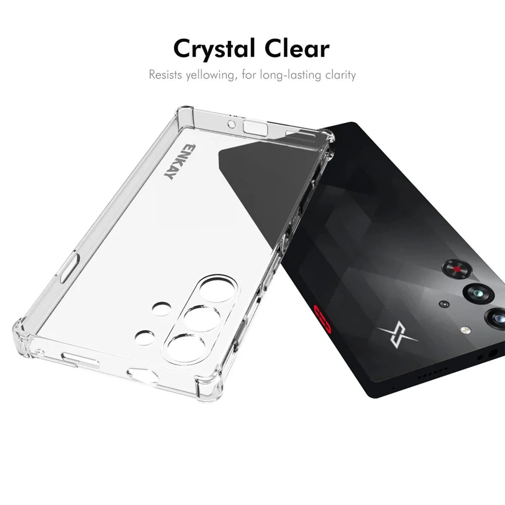 ENKAY HAT PRINCE For ZTE nubia Red Magic 10 Pro 5G Clear Phone Case   Shockproof Anti-Slip TPU Cover - Transparent - 5
