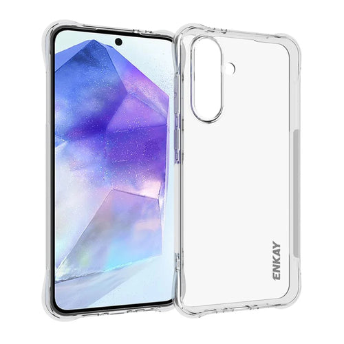 ENKAY HAT PRINCE For Samsung Galaxy A26 5G Clear Phone Case   Shockproof Anti-Slip TPU Cover - Transparent - 1
