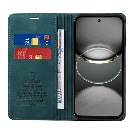 BETOPNICE 003 For TECNO Spark 30 Pro 4G Wallet Case Leather Phone Cover with Stand - Green - 2