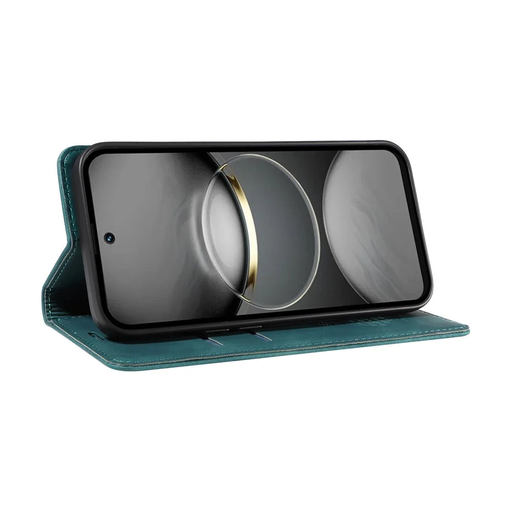 BETOPNICE 003 For TECNO Spark 30 Pro 4G Wallet Case Leather Phone Cover with Stand - Green - 3