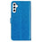 For Samsung Galaxy A56 5G Wallet Case Glitter Anti-Scratch Leather Phone Cover Stand - Blue - 6