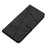 For Samsung Galaxy A56 5G Case Crazy Horse Texture PU Leather Wallet Stand Phone Cover - Black - 4