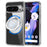 For Google Pixel 9 Pro XL Magnetic Case Rotary Kickstand TPU PC Clear Phone Back Cover - 2