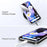 For Google Pixel 9 Pro XL Magnetic Case Rotary Kickstand TPU PC Clear Phone Back Cover - 7