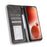 For itel S25 4G Leather Case Wallet Stand Retro Texture Phone Cover - Black - 2