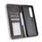 For itel S25 4G Leather Case Wallet Stand Retro Texture Phone Cover - Black - 4