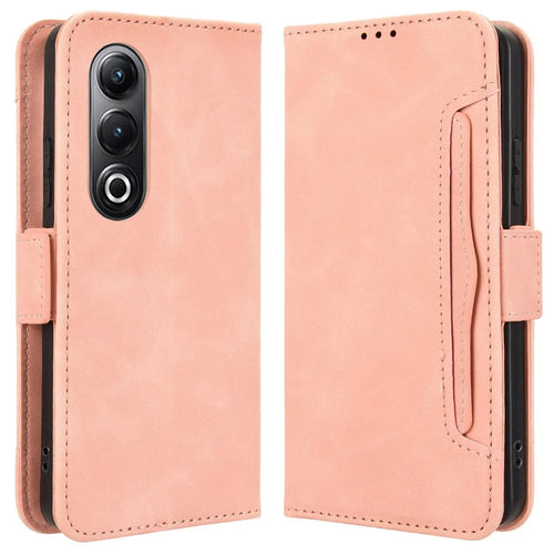 For itel S25 4G Leather Case Phone Wallet Cover with Multiple Card Slots - Pink - 1