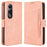 For itel S25 4G Leather Case Phone Wallet Cover with Multiple Card Slots - Pink - 1