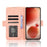 For itel S25 4G Leather Case Phone Wallet Cover with Multiple Card Slots - Pink - 2