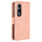 For itel S25 4G Leather Case Phone Wallet Cover with Multiple Card Slots - Pink - 7