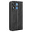 For Oukitel C57 Pro / C57s Leather Case Wallet Stand Retro Texture Phone Cover - Black - 7
