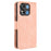 For Oukitel C57 Pro / C57s Leather Case Phone Wallet Cover with Multiple Card Slots - Pink - 7