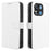 For Oukitel C57 Pro / C57s Case PU Leather Diamond Texture Wallet Phone Cover - White - 1