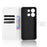 For Oukitel C57 Pro / C57s Case PU Leather Diamond Texture Wallet Phone Cover - White - 4