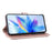 For Blackview Shark 9 5G Wallet Case with Shoulder / Wrist Strap Leather Phone Cover Stand - Pink - 5