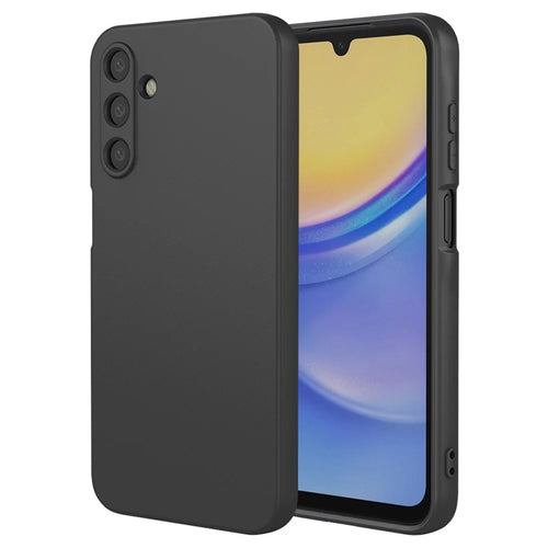 For Samsung Galaxy A26 5G Case Scratch Resistant Soft TPU Back Cover - Black - 1