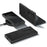 For Samsung Galaxy Z Fold Special Case Cowhide Texture Hard PC + PU Protective Phone Cover - Black - 5