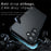 For Samsung Galaxy A36 5G Case Skin-Touch TPU + PC Matte Phone Back Cover, Transparent Black - 7