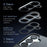 For Samsung Galaxy A56 5G Case Skin-Touch TPU + PC Matte Phone Back Cover, Transparent Black - 6