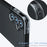 For Samsung Galaxy S25 Case Skin-Touch TPU + PC Matte Phone Back Cover, Transparent Black - 4