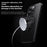 For iPhone 14 Pro Case Compatible with MagSafe Kickstand Carbon Fiber Texture PC + TPU Back Cover with Silicone Ring - Black - 4