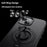 For iPhone 15 Case Compatible with MagSafe Kickstand Carbon Fiber Texture PC + TPU Back Cover with Silicone Ring - Black - 2