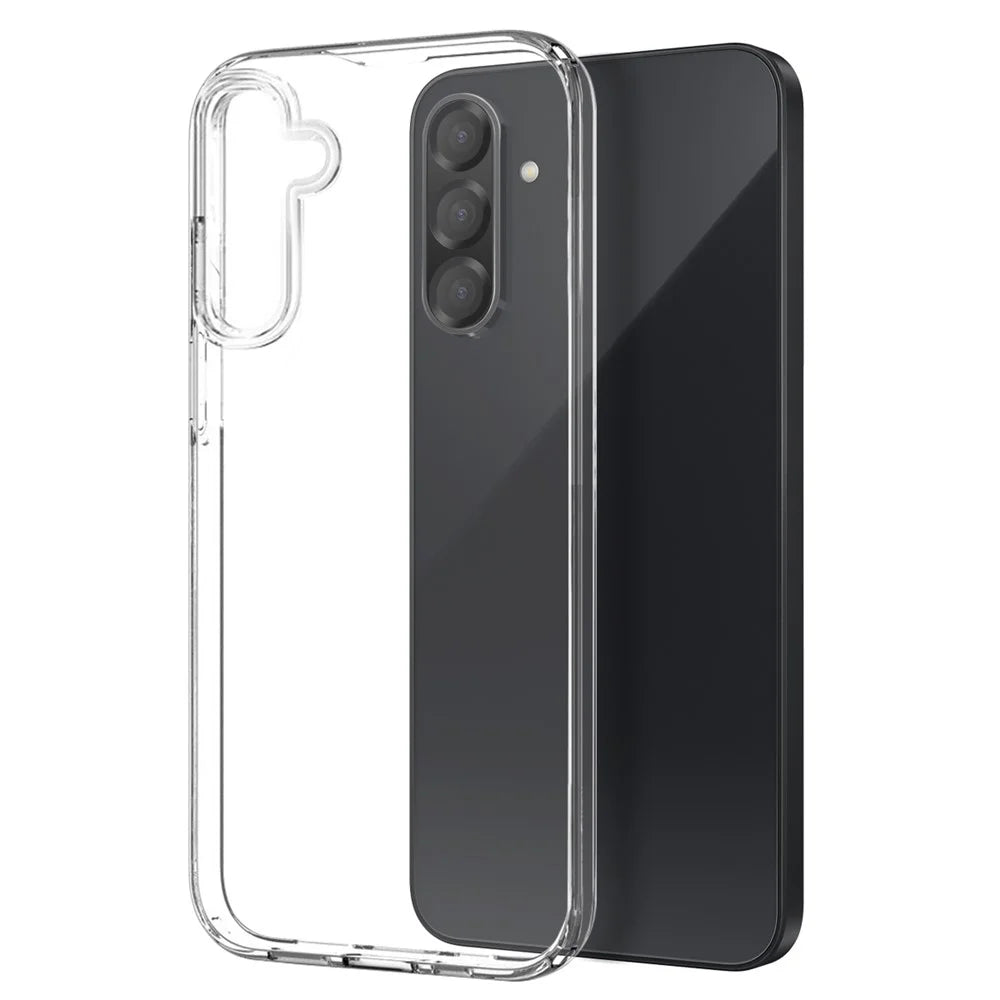 NORTHJO For Samsung Galaxy A26 5G Clear Case Soft TPU Phone Cover with Tempered Glass Screen Protector - 2