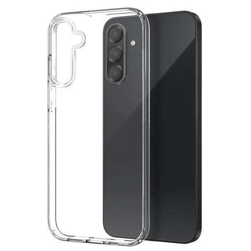 NORTHJO For Samsung Galaxy A26 5G Clear Case Soft TPU Phone Cover with Tempered Glass Screen Protector - 2