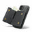DG.MING M6 Series For iPhone 11 Case Magnetic Wallet PU+PC+TPU Phone Cover - Black - 3