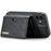 DG.MING M6 Series For iPhone 11 Case Magnetic Wallet PU+PC+TPU Phone Cover - Black - 4