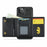 DG.MING M6 Series For iPhone 11 Pro Case Magnetic Wallet PU+PC+TPU Phone Cover - Black - 2