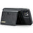 DG.MING M6 Series For iPhone 11 Pro Case Magnetic Wallet PU+PC+TPU Phone Cover - Black - 4