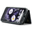 DG.MING M6 Series For Google Pixel 8 Case Magnetic Wallet PU+PC+TPU Phone Cover - Black - 5