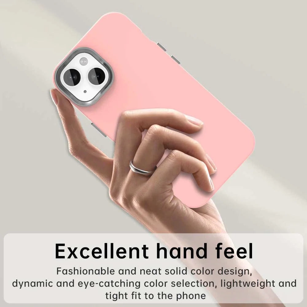 For iPhone 15 Case Soft TPU Anti Drop Protection Phone Cover - Pink - 4
