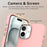 For iPhone 16 Plus Case TPU + TPE Anti Drop Protection Phone Cover - Pink - 6